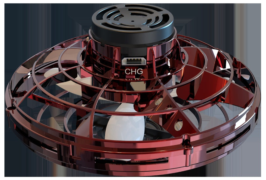 🛸 Mini Fingertip Gyro LED Flying Spinner