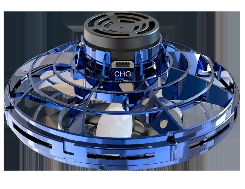 🛸 Mini Fingertip Gyro LED Flying Spinner