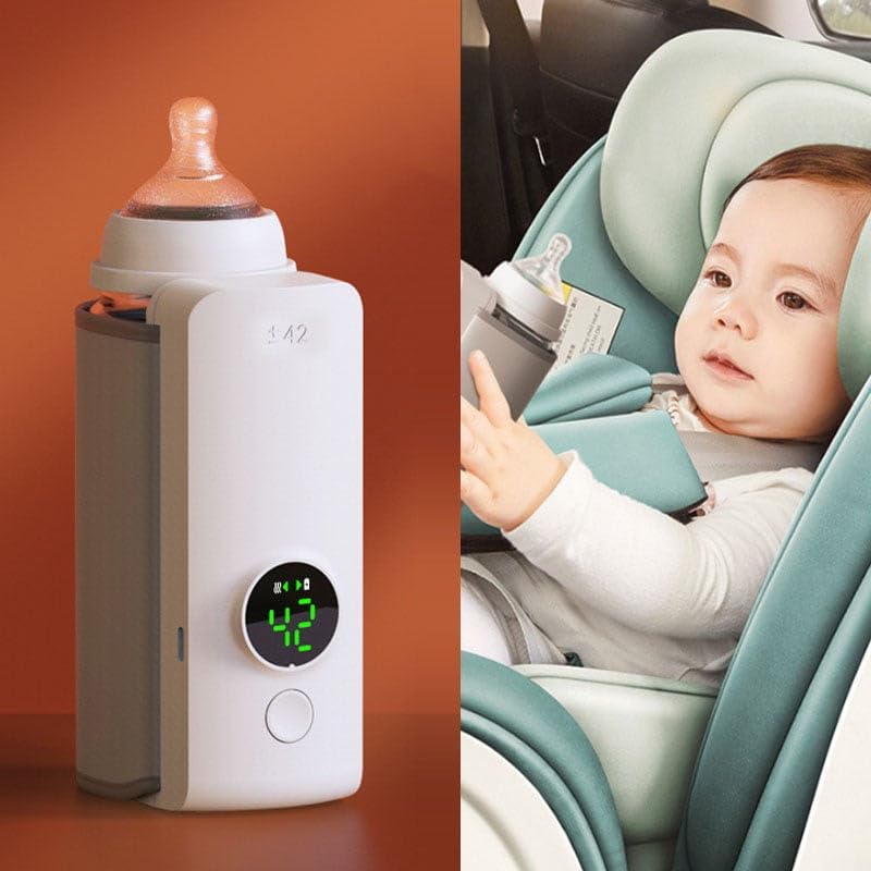 Portable Wireless Baby Bottle Warmer – Warm Milk Anytime, Anywhere