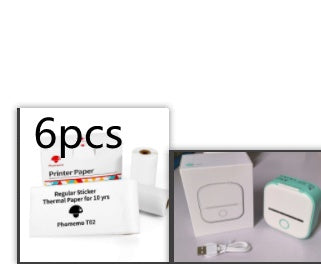 ️🖨️ Portable Mini Thermal Label Printer (Bluetooth)