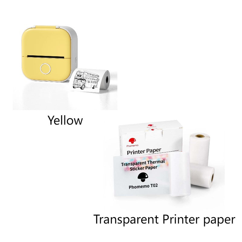 ️🖨️ Portable Mini Thermal Label Printer (Bluetooth)