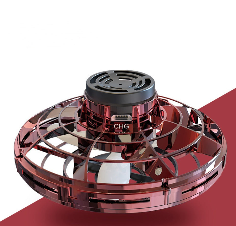 🛸 Mini Fingertip Gyro LED Flying Spinner