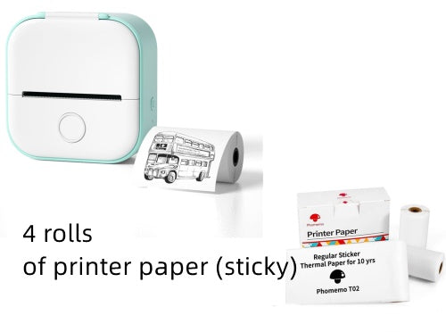 ️🖨️ Portable Mini Thermal Label Printer (Bluetooth)