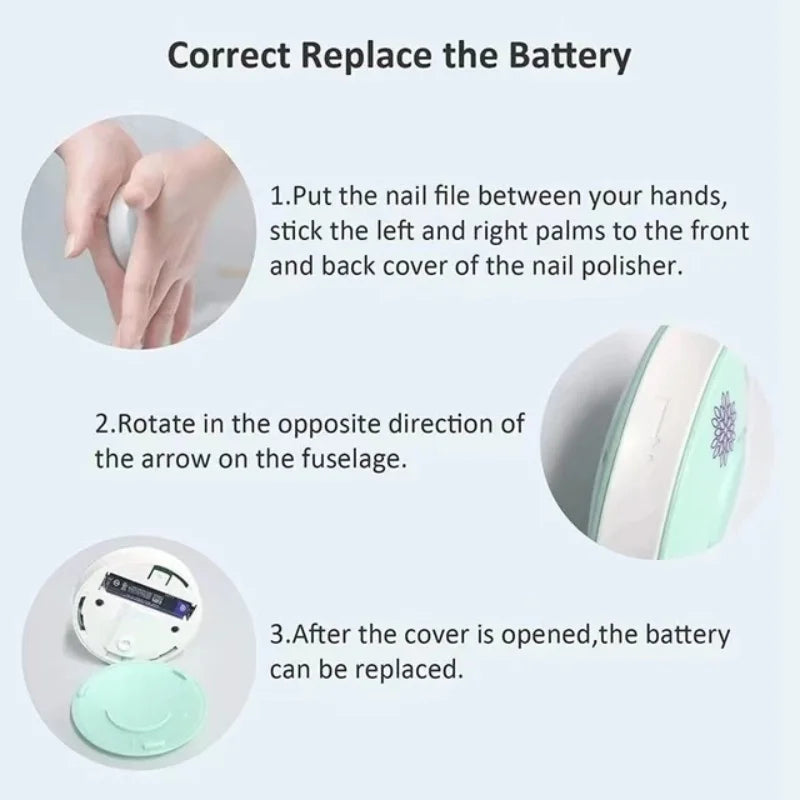 Electric Baby Nail Trimmer – Safe, Gentle & Stress-Free Nail Care