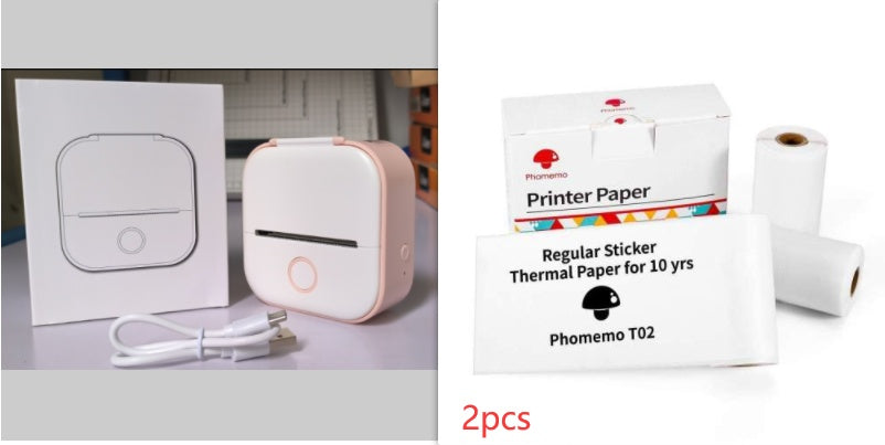 ️🖨️ Portable Mini Thermal Label Printer (Bluetooth)