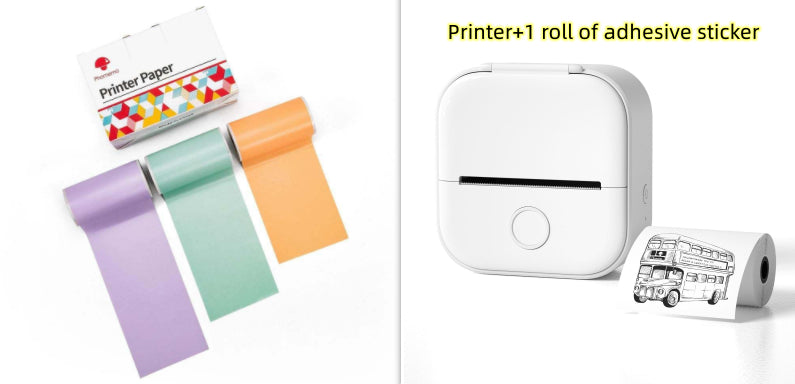 ️🖨️ Portable Mini Thermal Label Printer (Bluetooth)