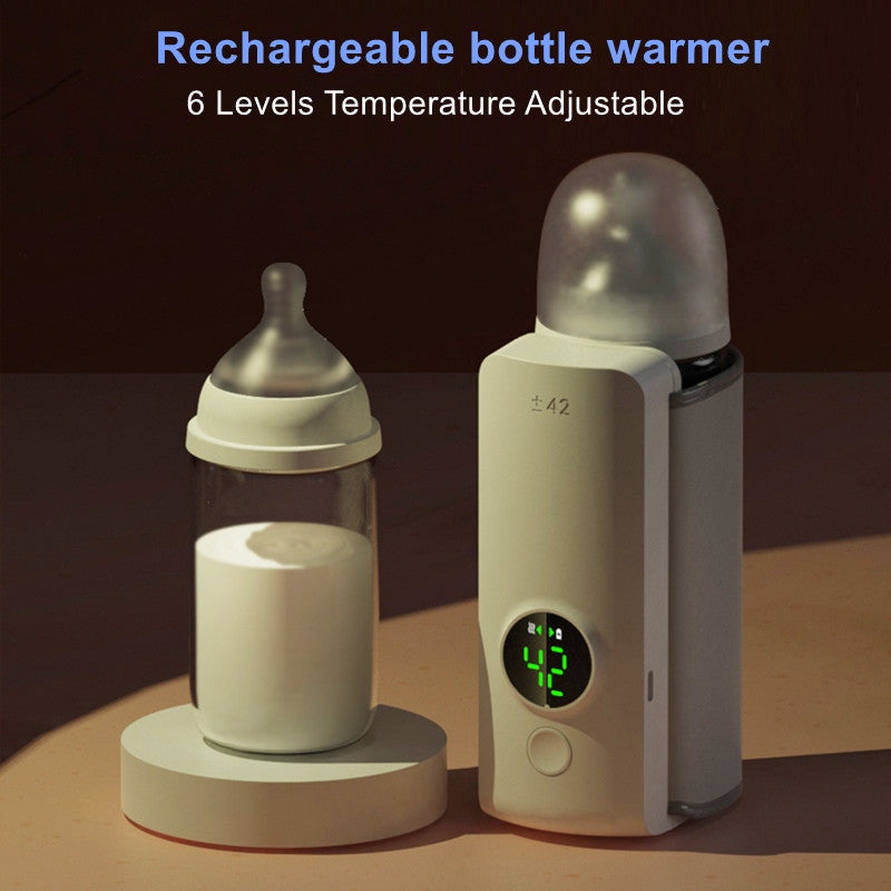 Portable Wireless Baby Bottle Warmer – Warm Milk Anytime, Anywhere