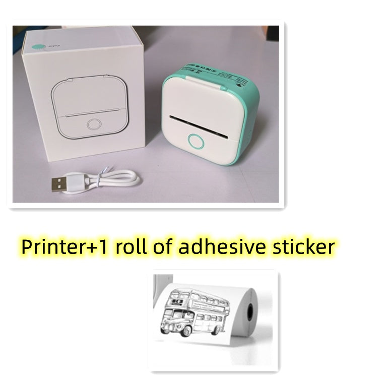 ️🖨️ Portable Mini Thermal Label Printer (Bluetooth)