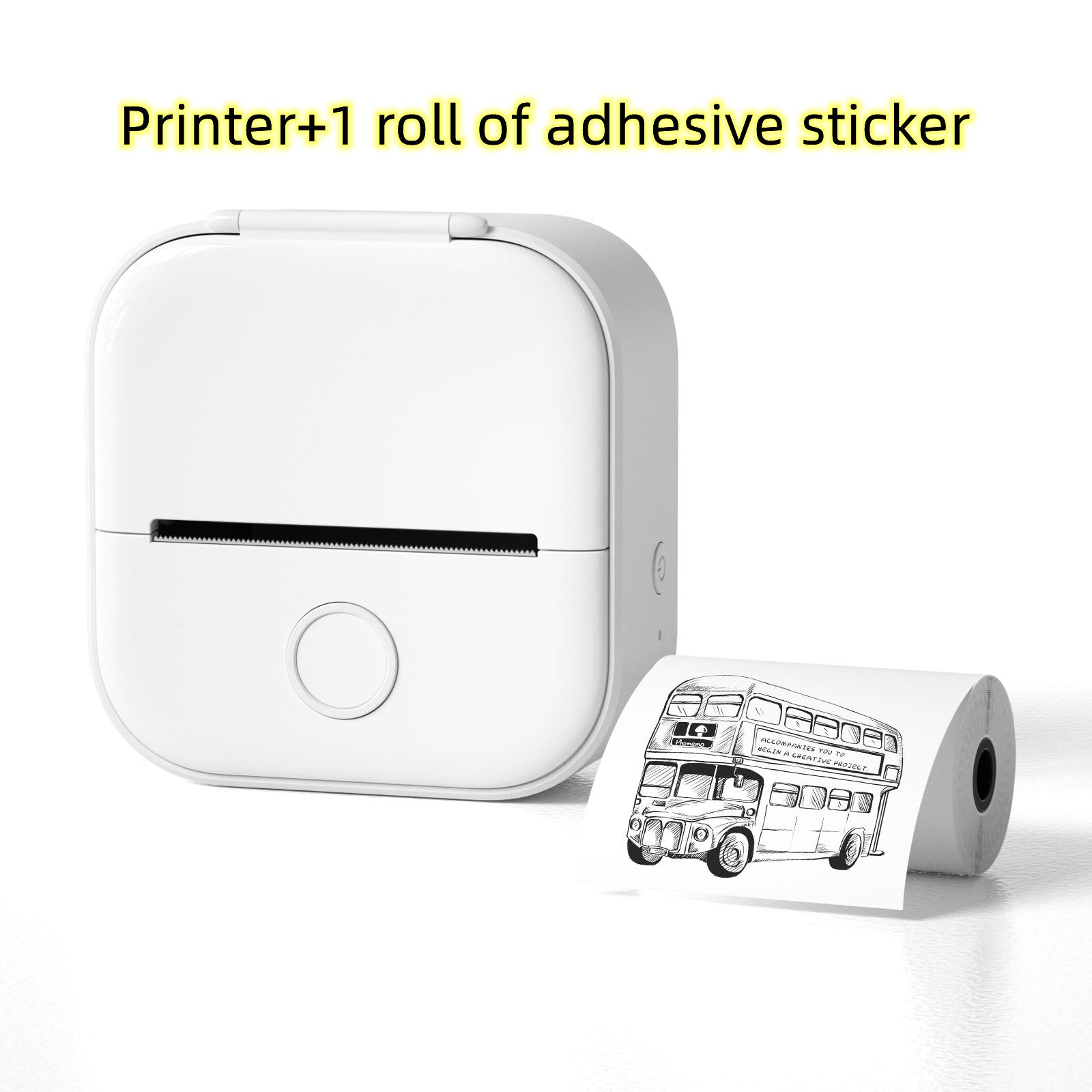 ️🖨️ Portable Mini Thermal Label Printer (Bluetooth)