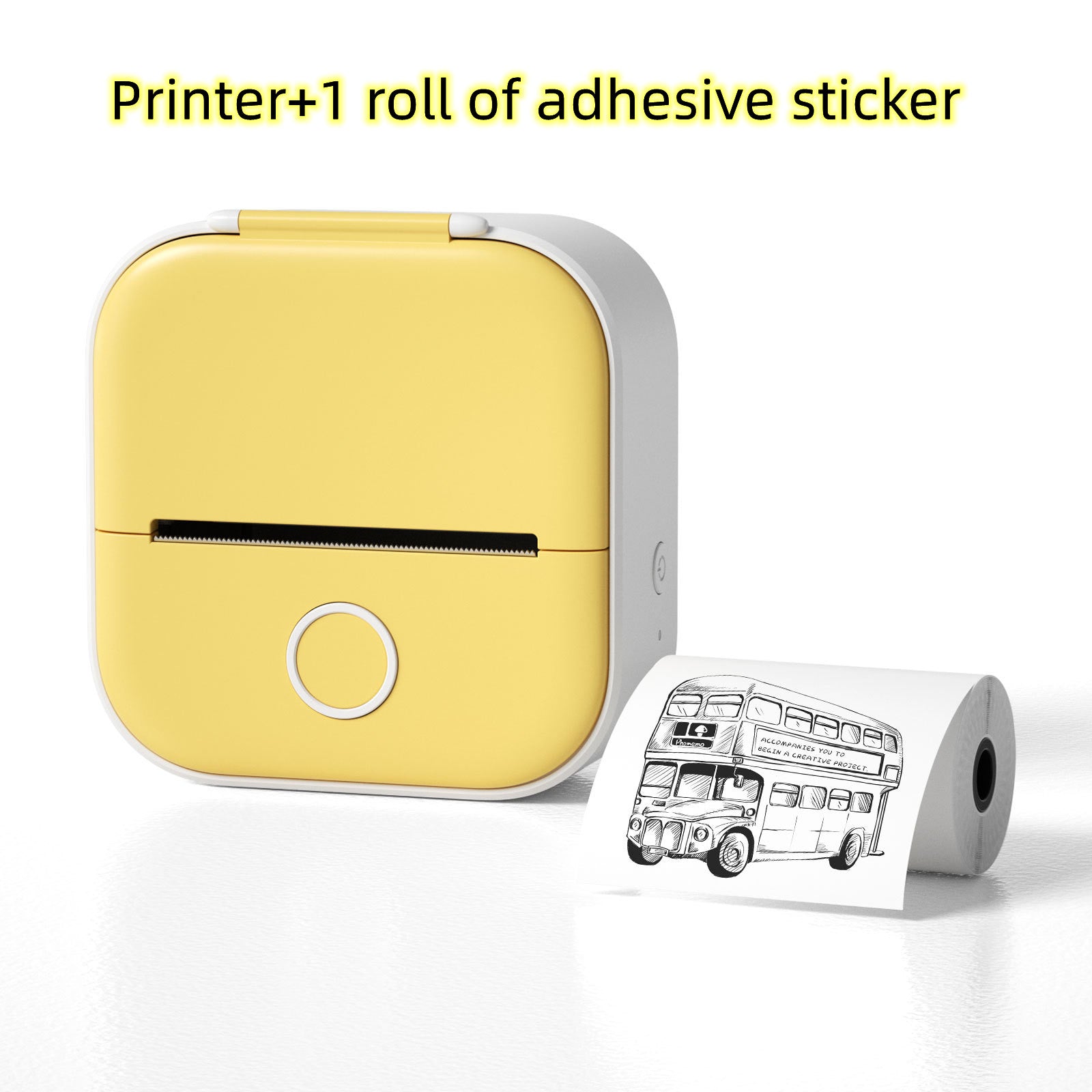 ️🖨️ Portable Mini Thermal Label Printer (Bluetooth)