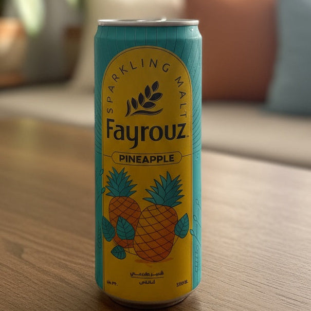 🍺 Fayrouz Malt Drink – Pineapple