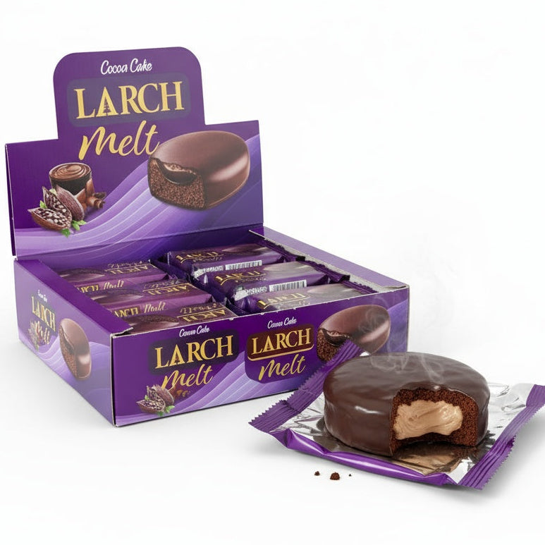 🍫 Larch Melt Cake – Cocoa with Chocolate Sauce