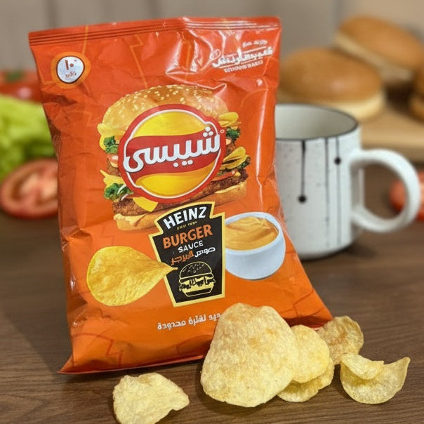 🍔 Chipsy Heinz Chips – Burger Sauce Flavor