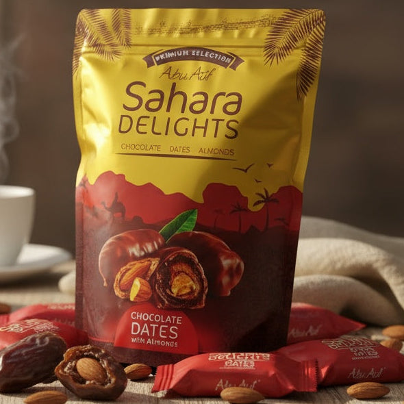 🍬 Sahara Delights Chocolate Dates With Almond