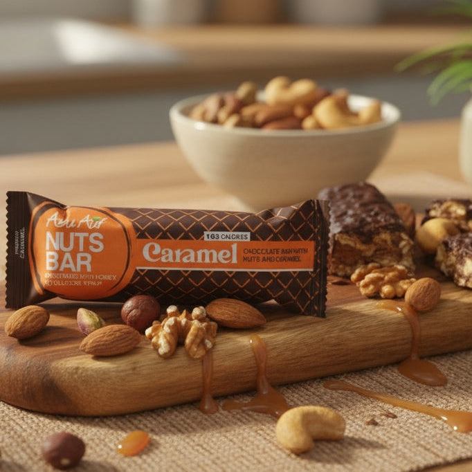 Nuts Bar With Caramel 40g