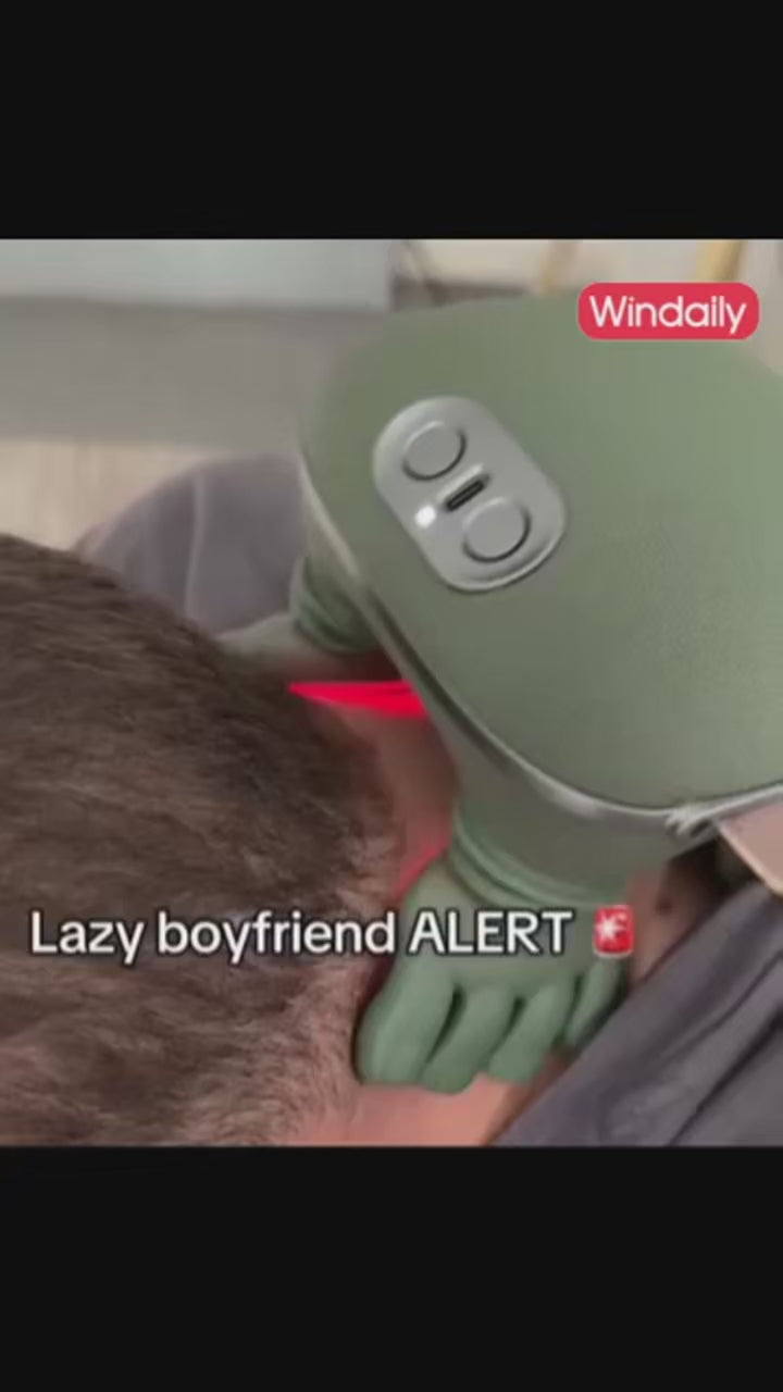 Bionic Neck Shoulder Massager – Deep 4D Kneading with Heat